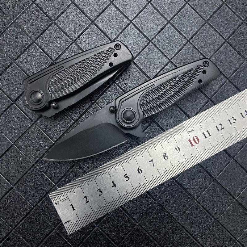1313BLK Spoke Flipper Knife 2" Outdoor Tactical Camping Hiking Survival multi-purpose EDC folding Knife Men's gift