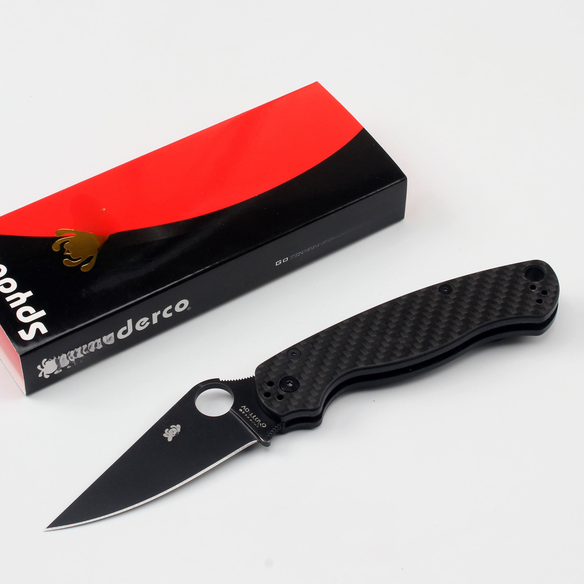 C81 Outdoor Self-Defense Portable Carbon Fiber Handle Multi-Function Folding Knife Pocket Knife