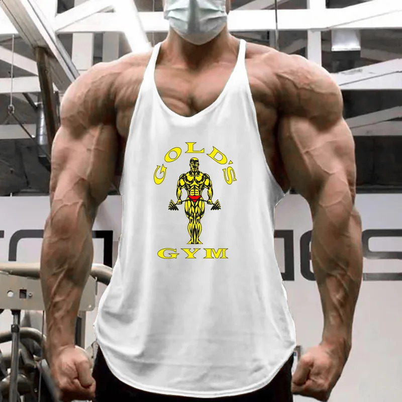 Muscle Fit Workout Tank Top Cross-Border Mens Training Vest Breathable Sleeveless Shirt for Gym Sweat-Wicking Summer Singlet 260424 - view 7