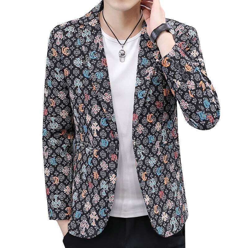 Men's Fashion Outdoor Travel Gentleman Wedding Slimming Business Versatile Trendy Casual Designer Fashion Korean-Style Formal Wear Blazer