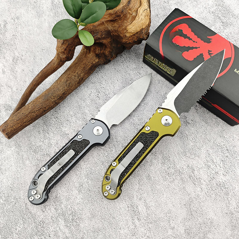 LUDT Gen III Folding Pocket Knife, Aluminum Alloy Handle, D2 Steel Blade Outdoor EDC Tactical Knife for Camping Hunting Survival