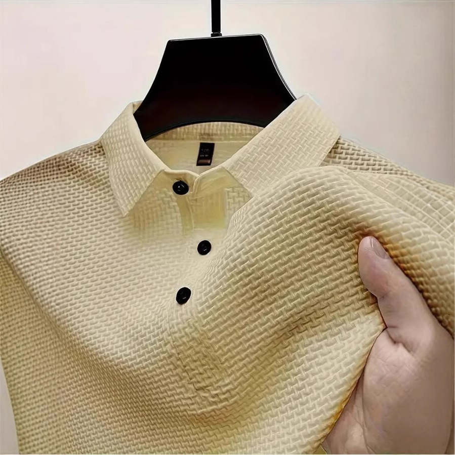 T Shirts For Men Designer Breathable Polo Shirt Y2k Polo Shirt Sporty Style Sweatshirt Fashion White Casual Style Essential Clothes