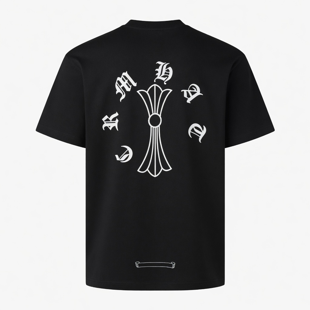 Oversized T Shirts for Men Women Graphic Vintage Cross Print Short Sleeve T Shirts Loose Fit Streetwear Casual Black Shirts