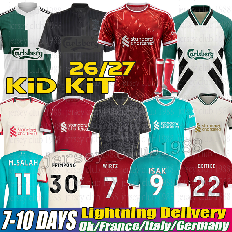 liverpool jersey 26 27 Mohamed Salah ISAK wirtz Ekitike SZOBOSZLAI football kits MAC ALLISTER VIRGIL GAKPO Kerkez Frimpong long sleeves Soccer Jerseys 25 26 xxxl 4xl