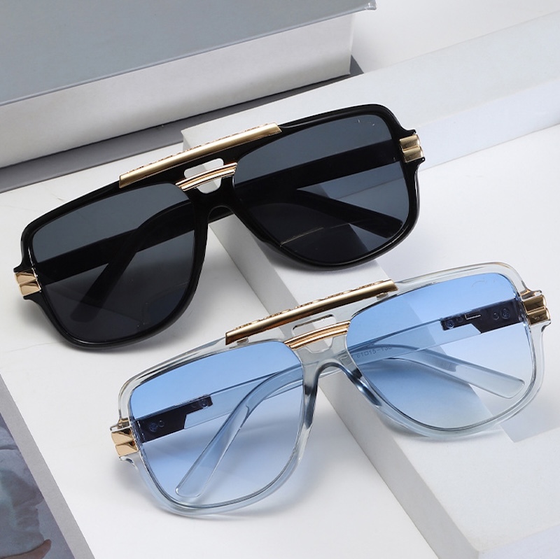 Original Sunglasses MOD8037 Brand Designer Men Luxury box Trendy UV400 Personality Allction Beach Travel Sports Cycling Oversized Big Pilot Fashion Ac