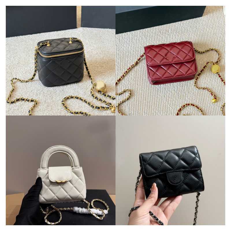 Luxury Paris Bags Designer Micro Vanity Bag Crossbody Shoulder Designer Tiny Cosmetic Nano Make Up Bags Coin Purse Wallet Mini Portable Box Cosmetic Lipstick Bag