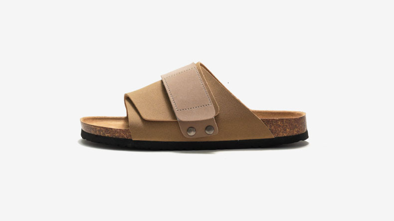 Breathable Soft Suede Casual Slide Sandals, Anti-slip Sole For Home Office Vacation Daily Outdoor Leisure Wear