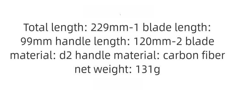 C36 Carbon Fiber Handle Folding Outdoor Camping Wilderness Survival High Hardness Pocket Tool Knife