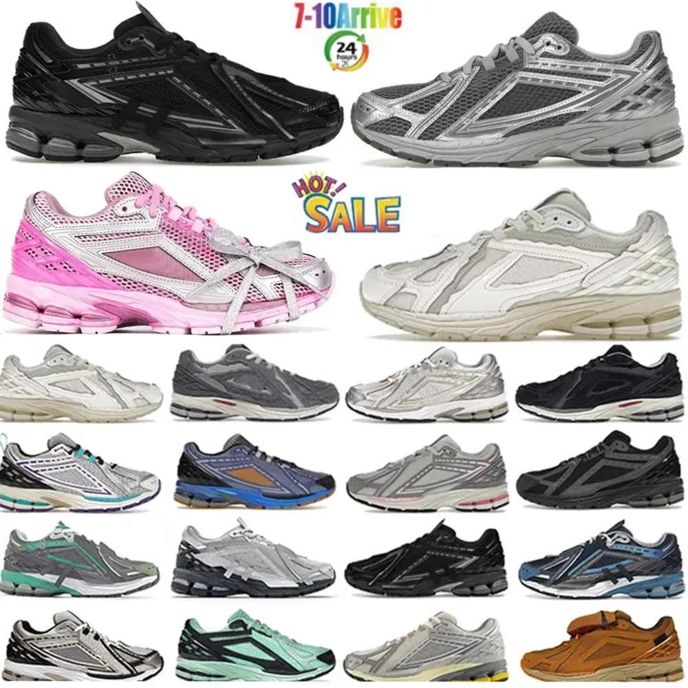 2026 Designer 1906r Shoes Top Quality Mens Womens Running Outdoor Sneakers Silver Black White Metallic Gold Leather Trainers casual shoes