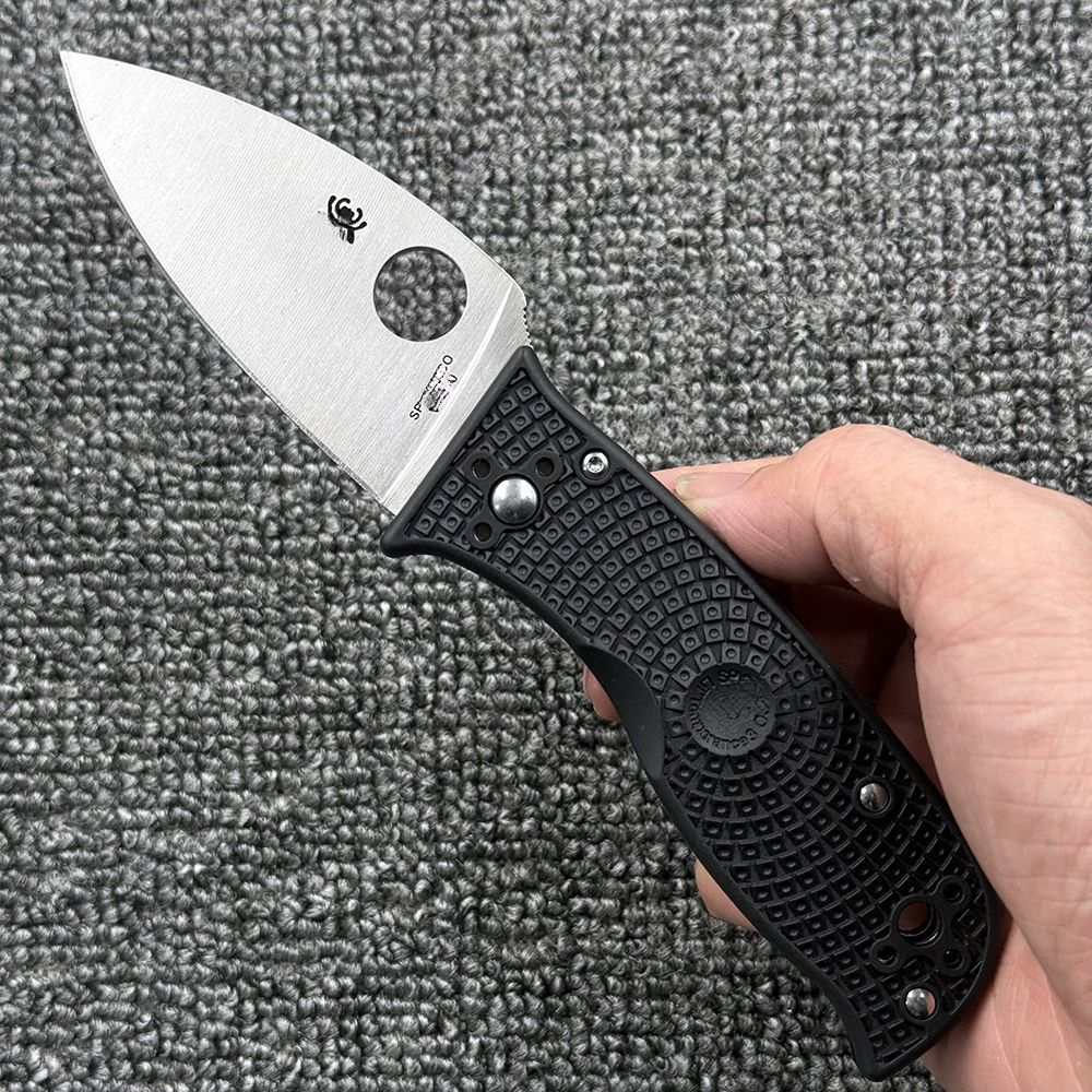 C69 Folding Knife Blade Nylon Fiber Handle High Hardness Sharp Outdoor Camping Portable Knife Practical Cutting Knife Pocket Knife