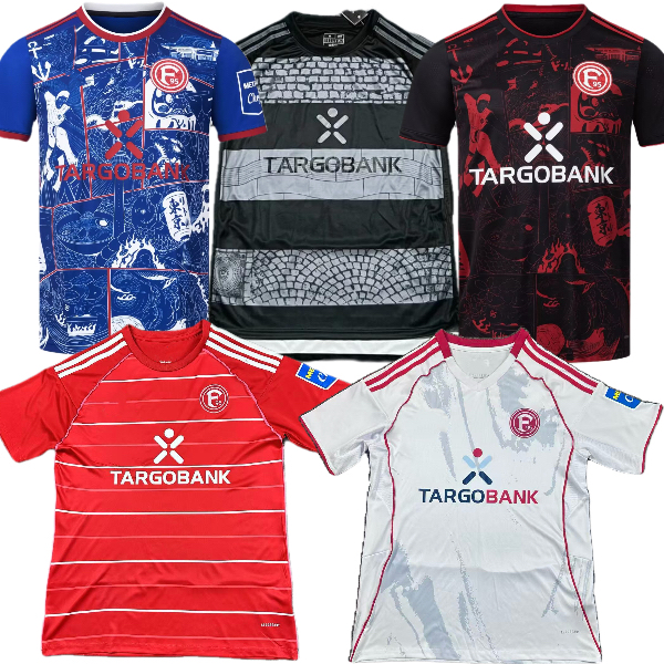 2024 2025 2026 Dusseldorf home and away 3RD guest jersey Black shirt PEJCINOVIC JOHANNESSON VERMEIJ VAN BREDERODE S-XXL