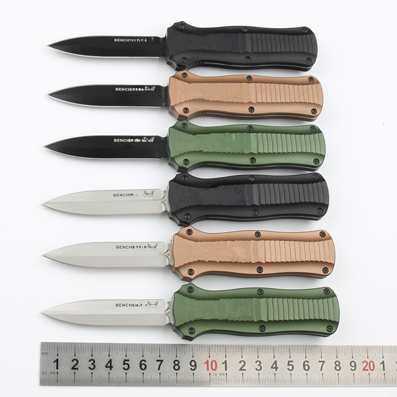 3300mini Outdoor High Hardness Mini Folding CNC Aluminum Alloy 6061 Titanium Coated Wilderness Survival Camping Sharp Portable Knife Pocket Knife
