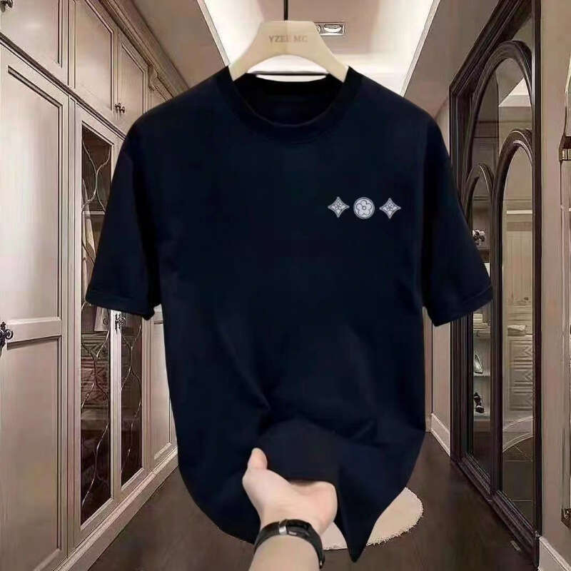 Summer Casual Designer Clothing Comfortable Breathable Crew Neck Base Shirt European Essentials And American Brand Youth Versatile Trendy Men's T