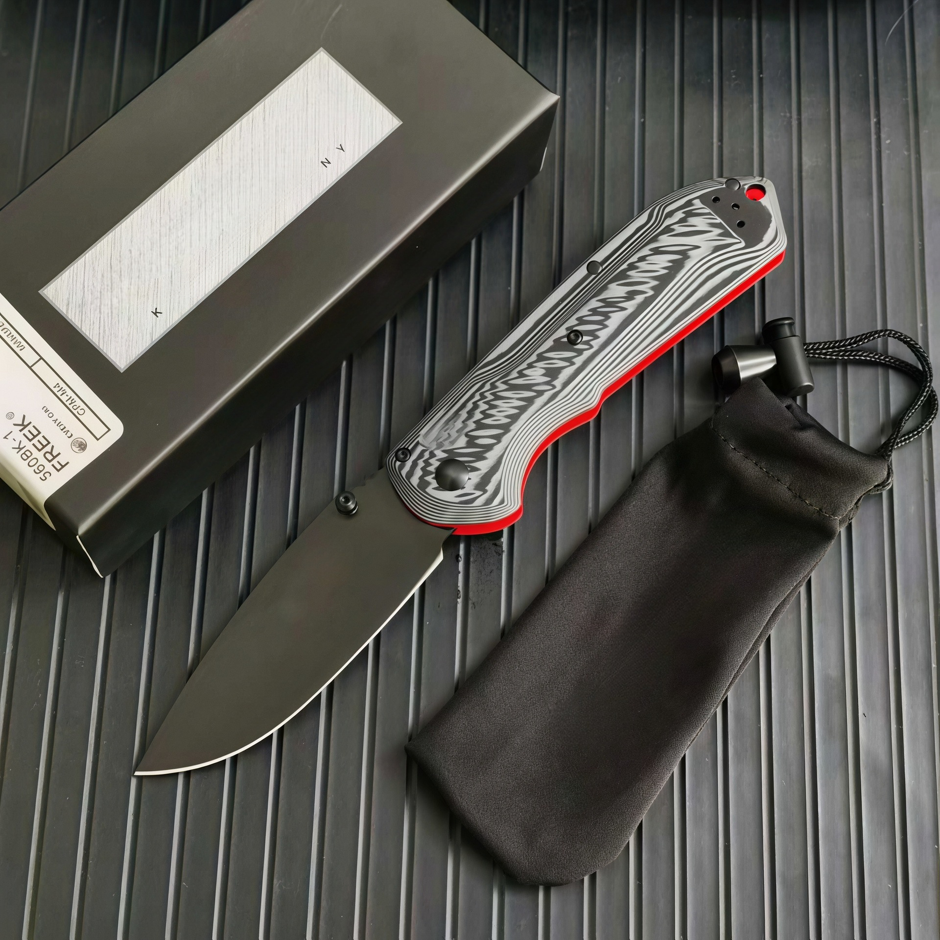 delivery of BM560 Sharp CNC Machining cpm-M4 Blade G10 Handle Outdoor Camping Portable Knife