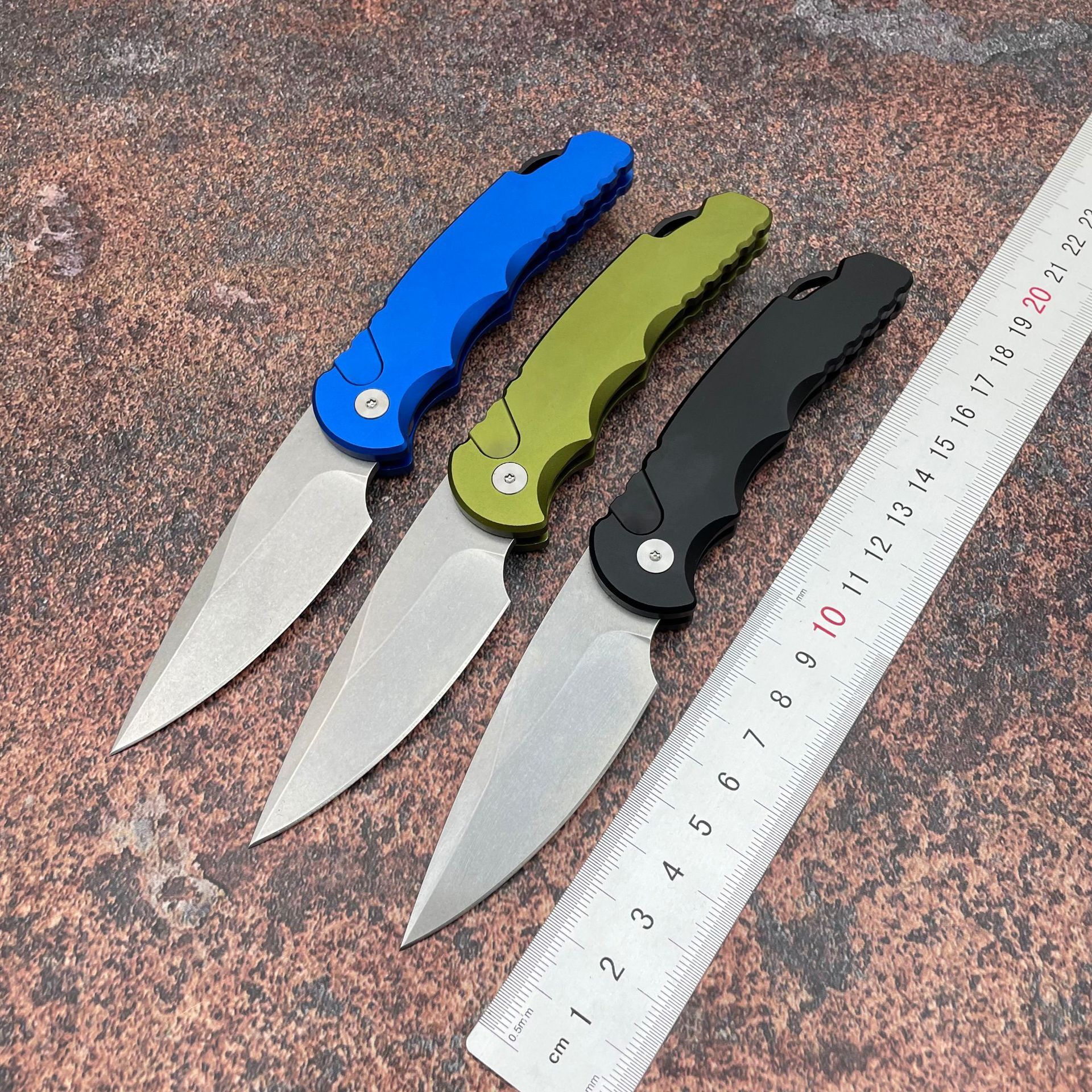 T501 High-Quality Pocket Knife with D2 Blade Aluminum Handle High-Strength Sharp Outdoor Camping Folding Portable Knife