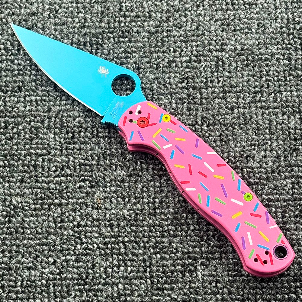 C81 Aluminum Alloy Handle Bearing Folding High Hardness Outdoor Camping Wilderness Survival Pocket Tool Knife