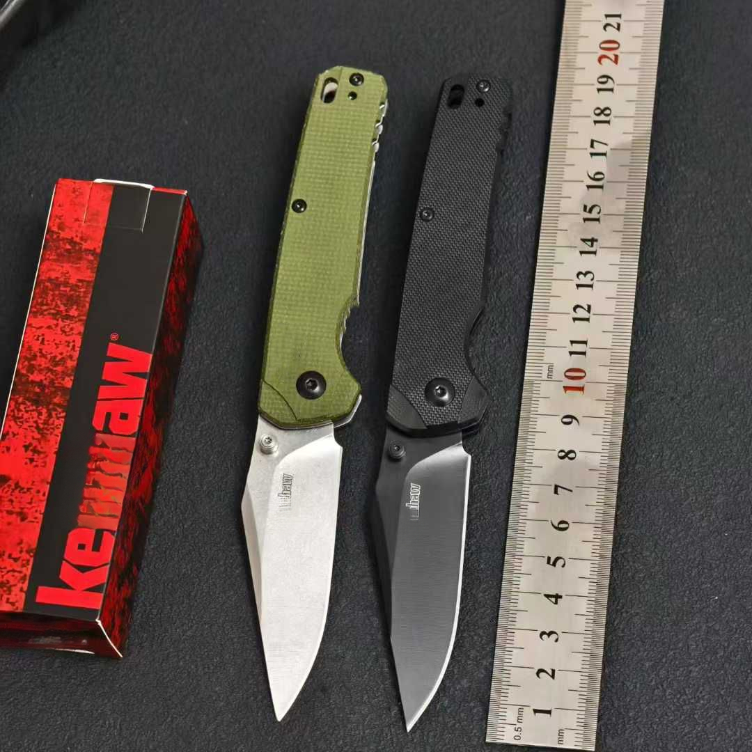 New High Quality 6106 Folding Belt Knife 8Cr13Mov Blade G10 Handle Jungle Hiking Fishing Knife Carrying Outdoor Camping Knife