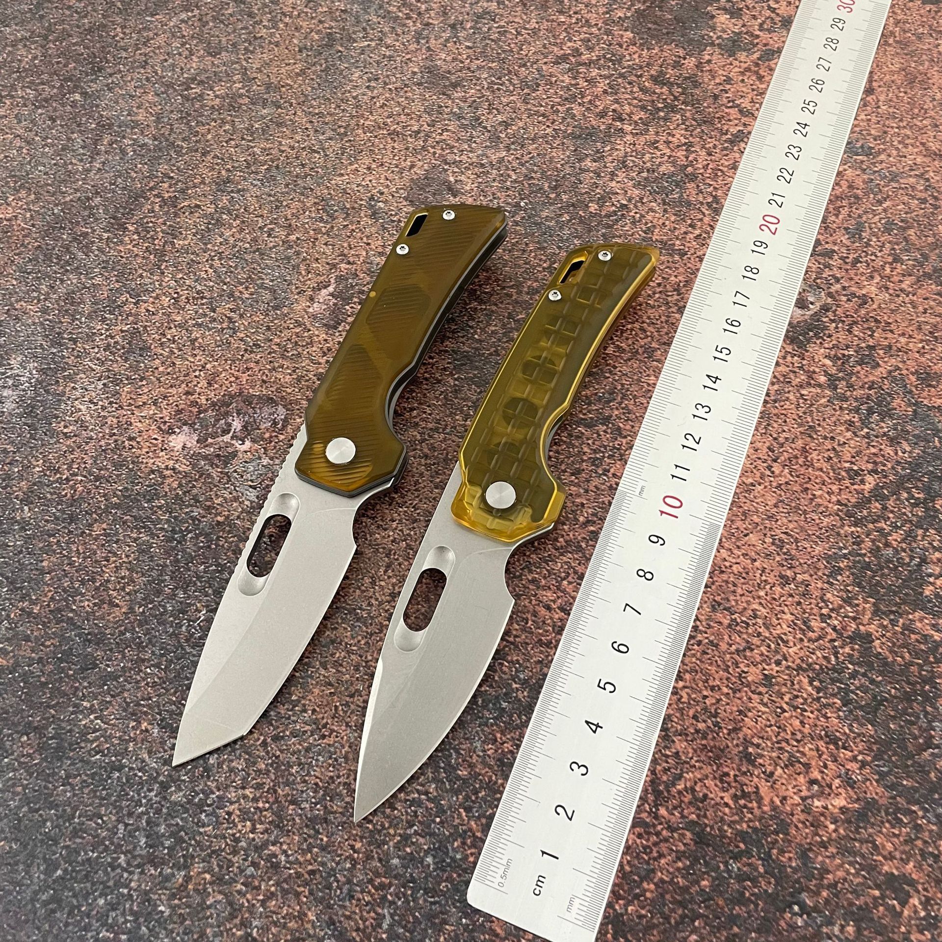 Folding Knife D2 Steel High Quality PEI Handle Outdoor Survival Camping Portable Knife