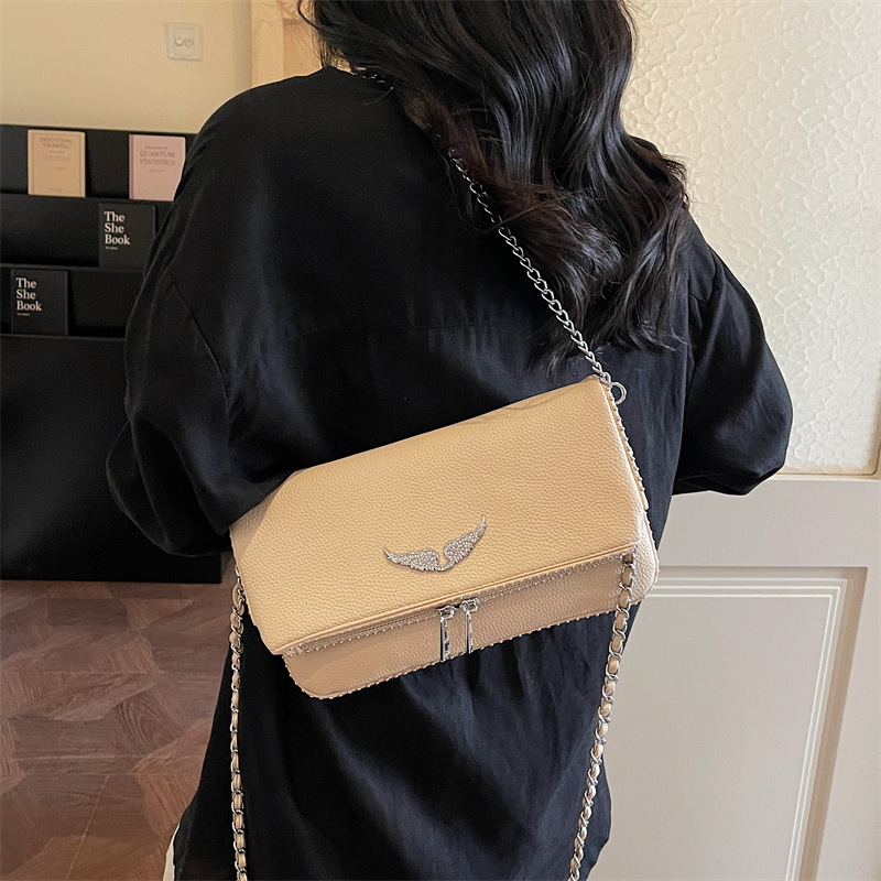 Light luxury small square bag for women 2026 new hot selling fashion simple chain bag high-end sense shoulder bag retro crossbody bag