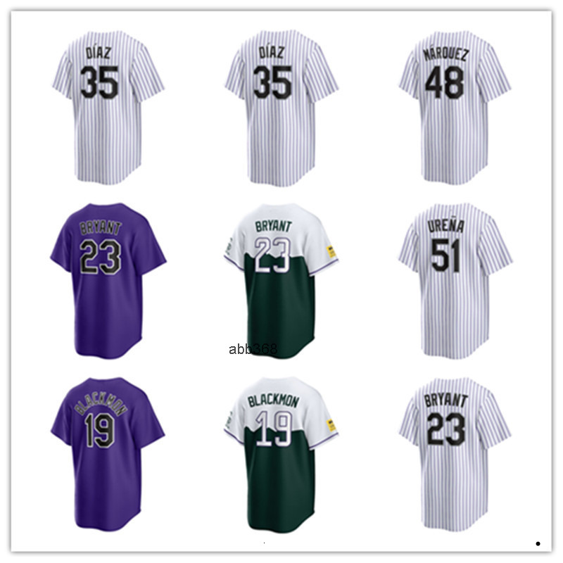 Custom Rockies Baseball Jersey Charlie 19 Blackmon Kris 23 Bryant Nolan 22 Jones Brenton 9 Doyle Ezequiel 14 Tovar Ryan 24 McMahon Brendan 7 Rodgers 2