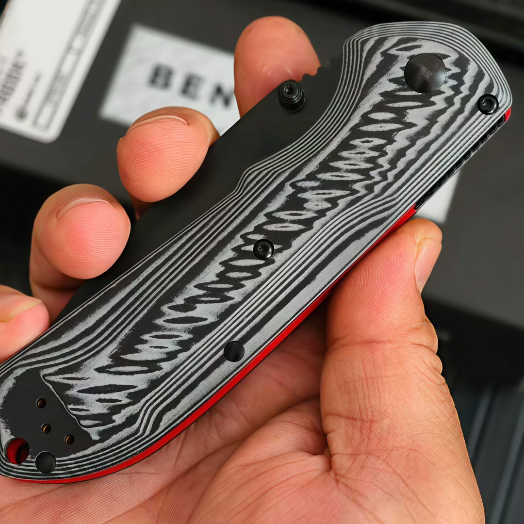 delivery of BM560 Sharp CNC Machining cpm-M4 Blade G10 Handle Outdoor Camping Portable Knife