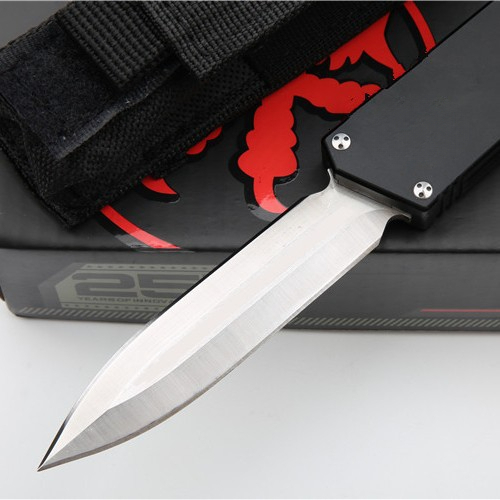 Outdoor EDC Knife,Aluminum Alloy Handle, D2 Steel Blade, Portable Survival Knife for Camping Hiking Travel