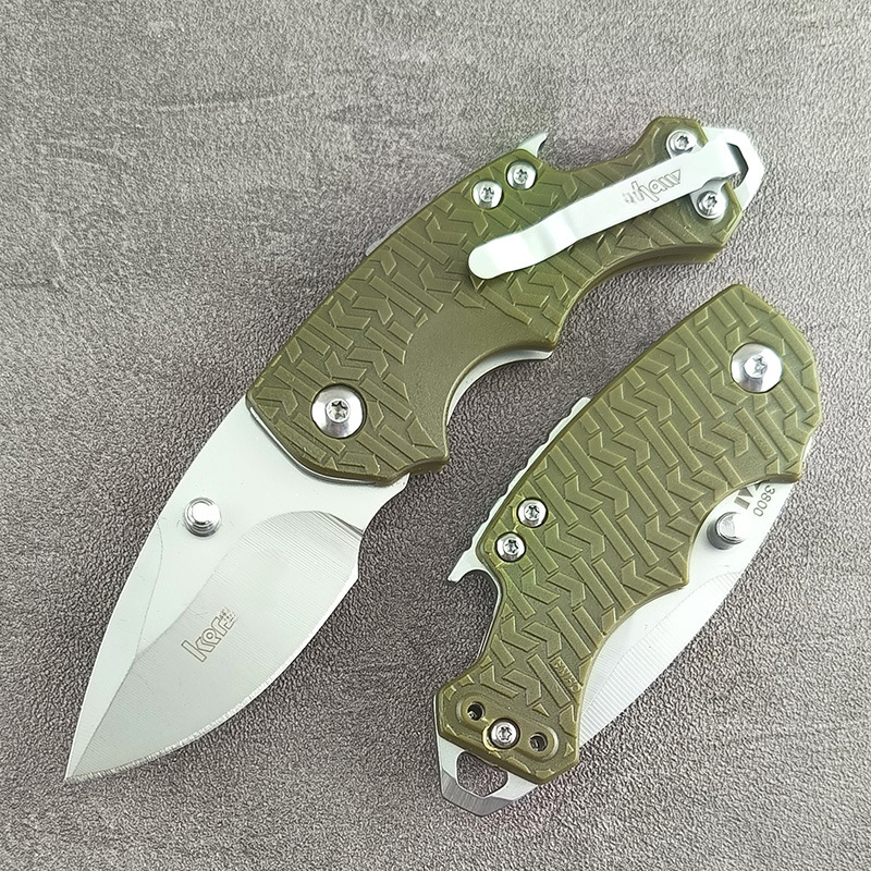 KS 3800 Multi-Purpose Pocket Knife 8Cr13Mov Blade Nylon Fiberglass Handle Suitable for Outdoor Camping and Daily Emergency Carry