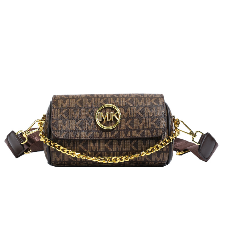 Advanced handbag for women 2026 new casual retro fashion printed cylindrical versatile chain shoulder crossbody bag - view 6