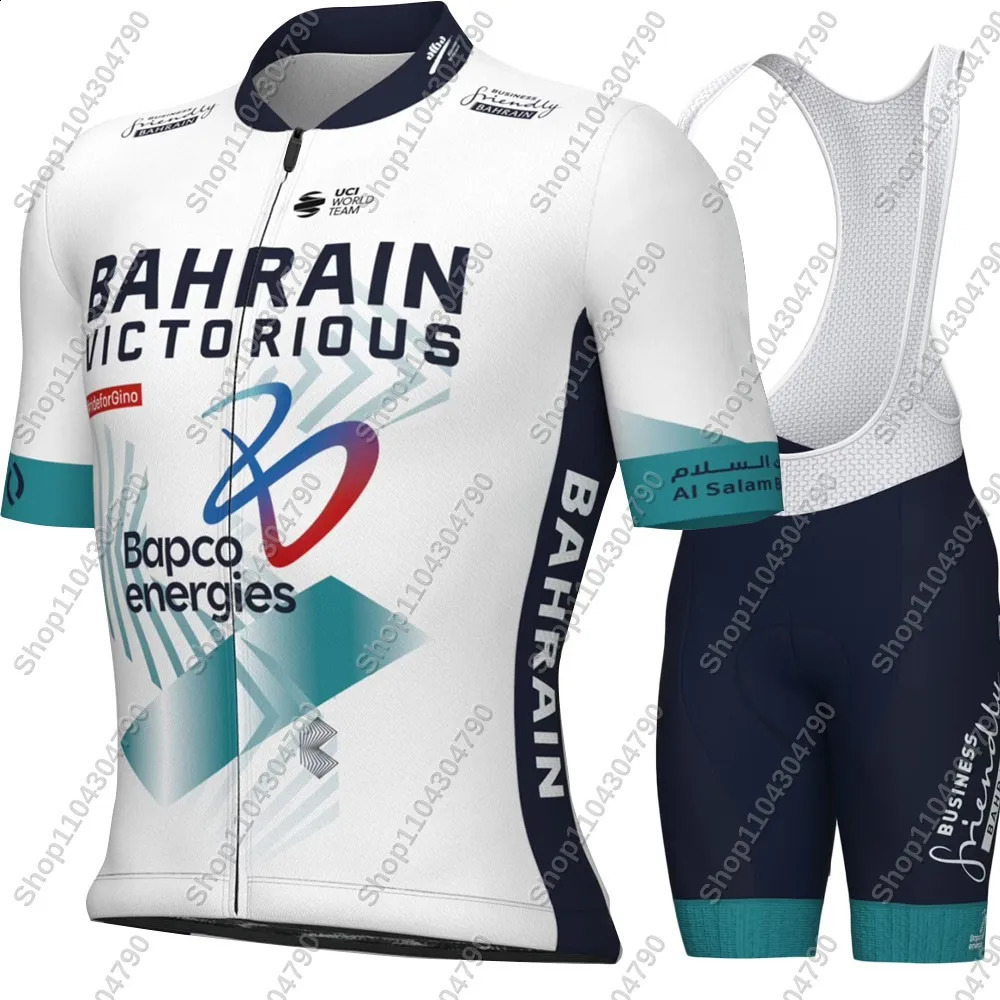 2026 Bahrain Victorious Team Cycling Jersey Set Summer Men Clothing Road Bike Shirts Suit Bicycle Bib Shorts MTB Ropa Maillot 260424