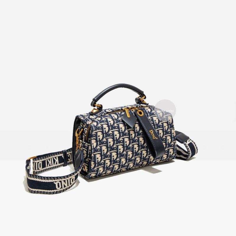 MONICA KIKI Retro Designer Large Capacity Boston Bag Light Luxury Fashion Handheld Cross body Bag For Woman