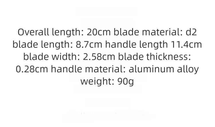 2038 CPM-D2 Blade Folding Pocket Outdoor Camping Survival Knife Tactical Hunting Portable Utility Fruit Self-defense Knives EDC Tools
