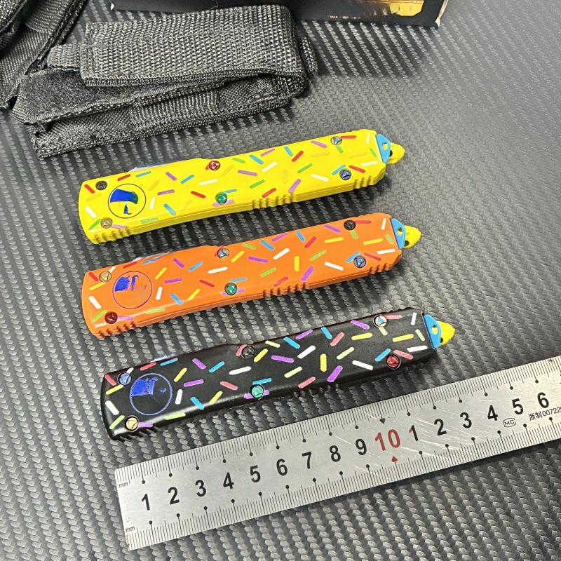 UT85 Outdoor Pocket Folder Knife Multi-purpose High Hardness Tactical Knife Self Defense Hunting Aluminium Alloy Handle