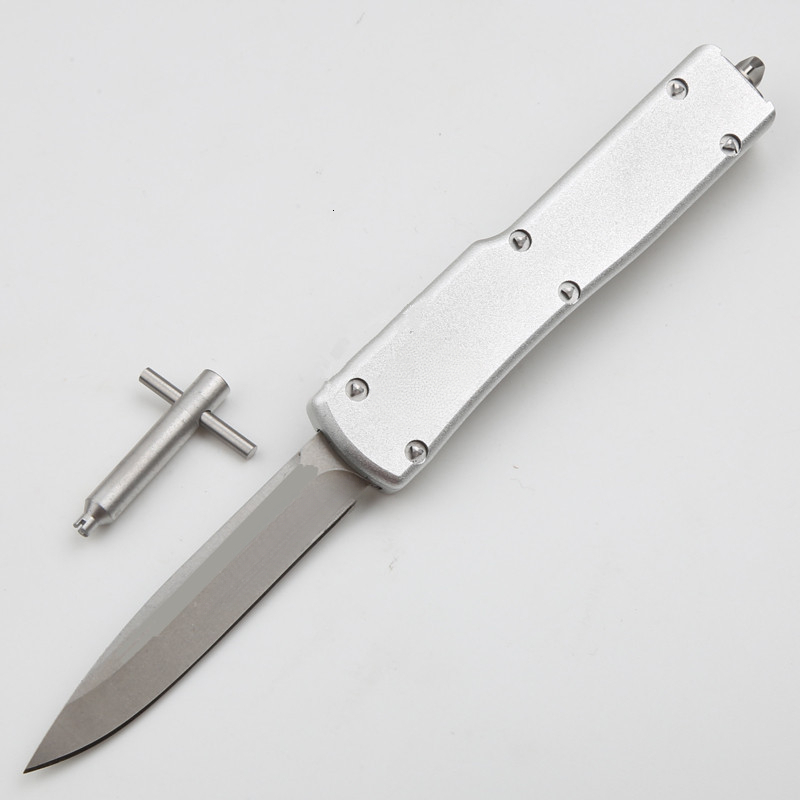 UTX70 Aluminum Alloy Handle, D2 Steel Blade, Outdoor EDC Tactical Knife for Camping Hunting Survival