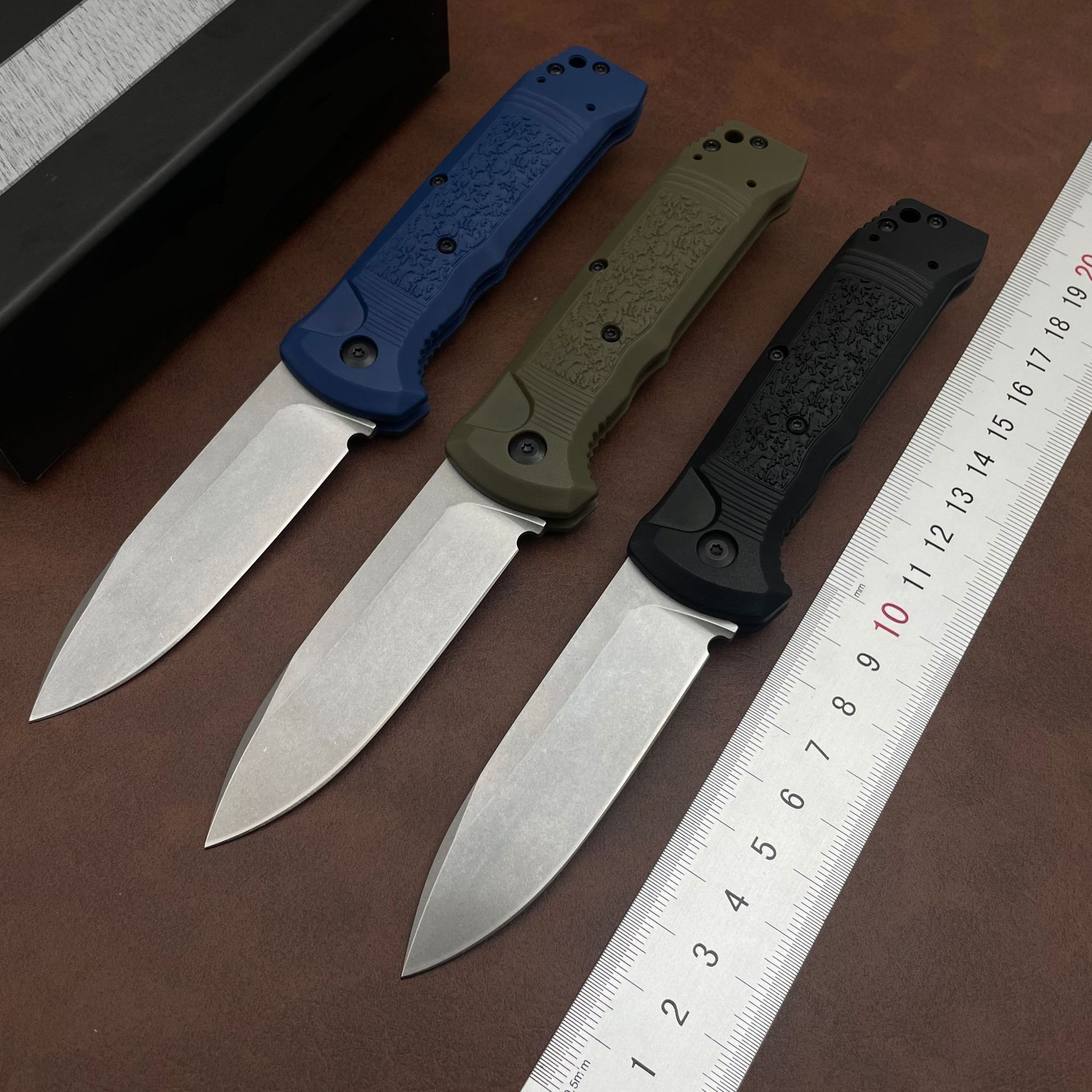BM 4400 Compact Pocket Knife with D2 Blade Nylon Fiber Handle High Hardness and Sharp for Outdoor Camping Folding and Portable Pocket Knife