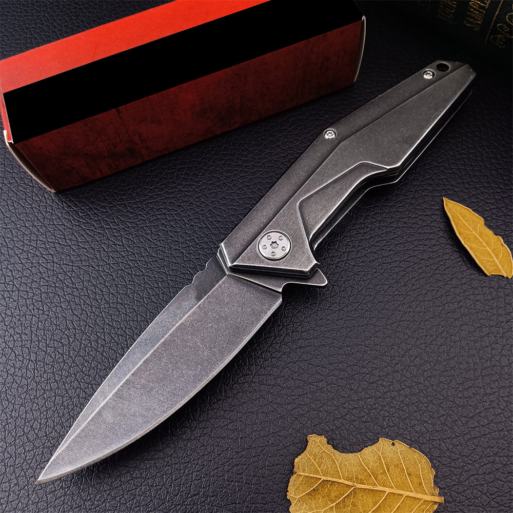 1318 Outdoor folding Knife 8Cr13Mov Blade 420 steel Handle With Sheath Hunting Hiking Survival Everyday Carry Pocket Knives For Gift