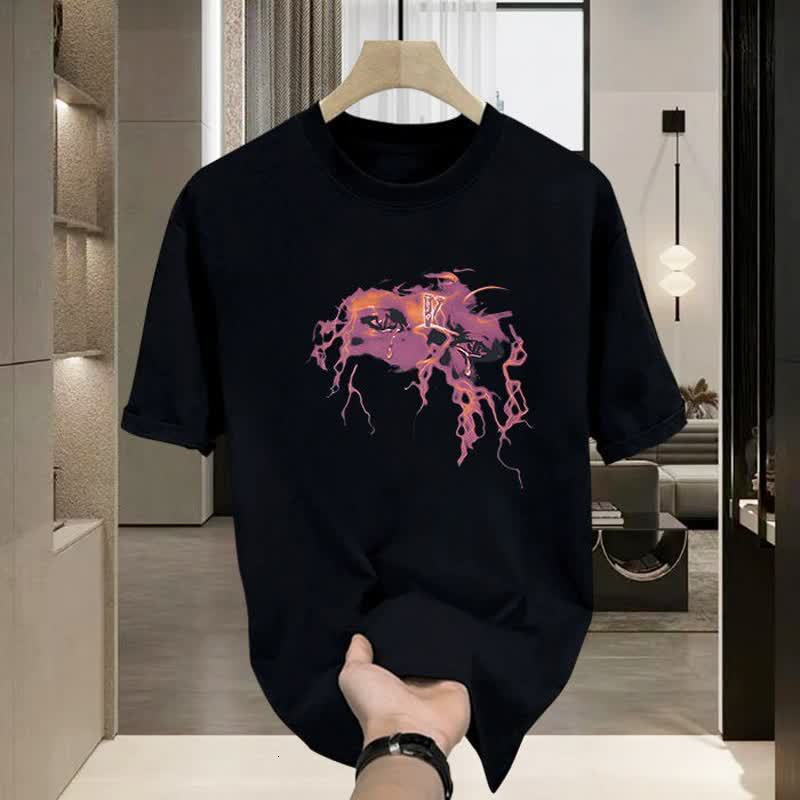 T Shirts For Men Designer Oversized Summer Sweatshirt White Fashion Graphic Tee Casual Breathable Sporty Style Essential Clothes