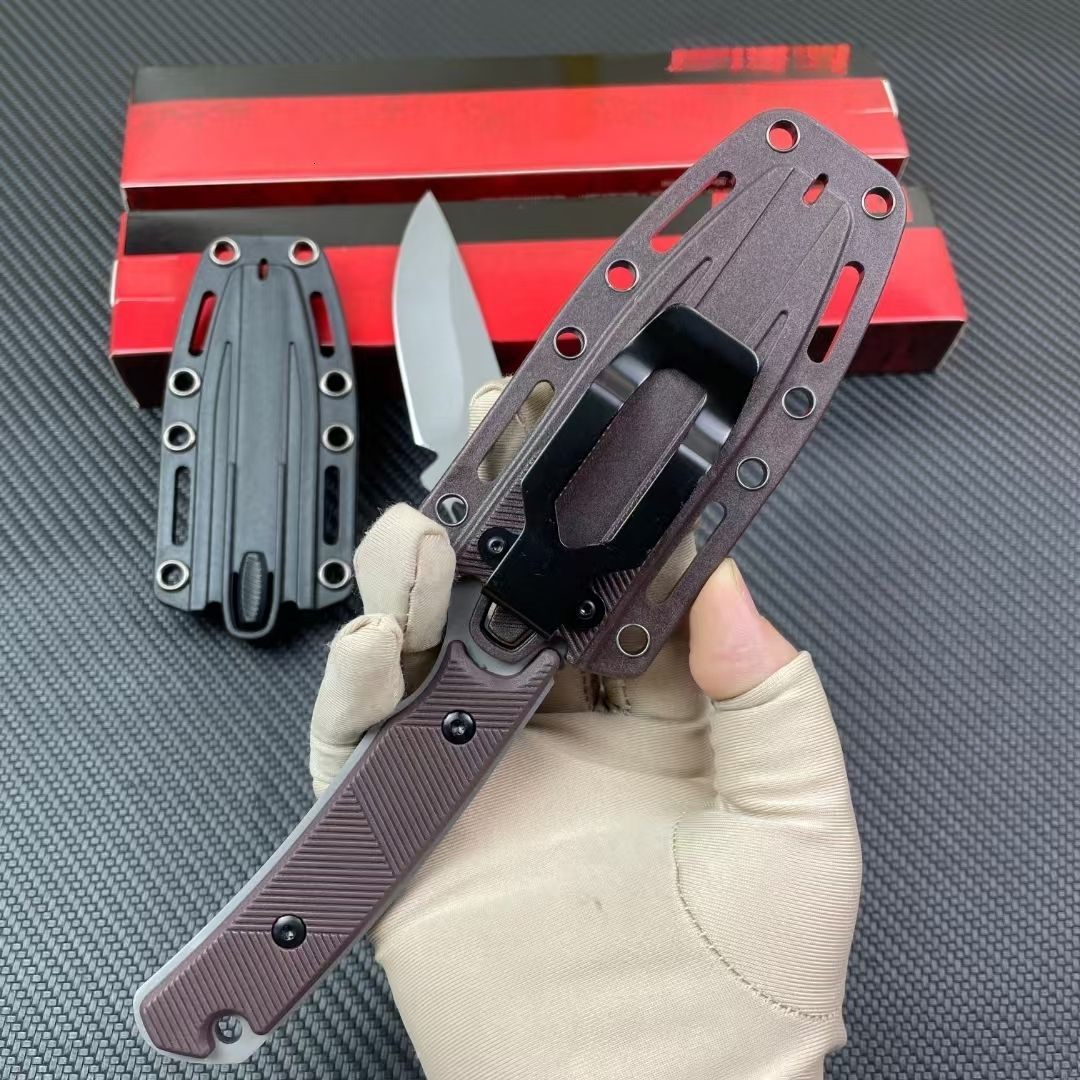 2048 Fixed Blade Knife with Sheath for Carrying Practical Fruit Knife for Forest Wilderness Hiking Fishing Barbecuing Camping