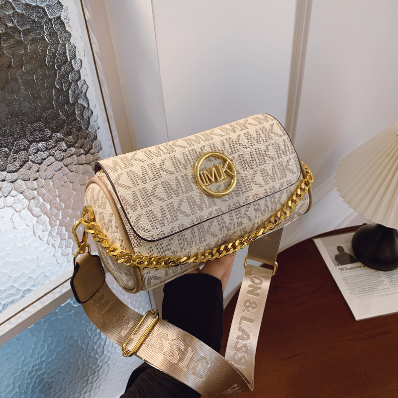 Advanced handbag for women 2026 new casual retro fashion printed cylindrical versatile chain shoulder crossbody bag - view 7