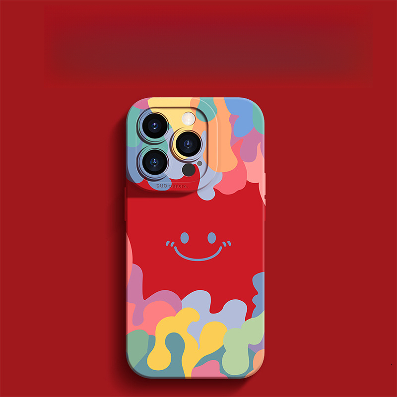 Full Screen Smiley Face Compatible with Apple 17 Phone 14 Plus Soft Case 12 Cute 16 Pro 11 Export 15 XS 7 Eye