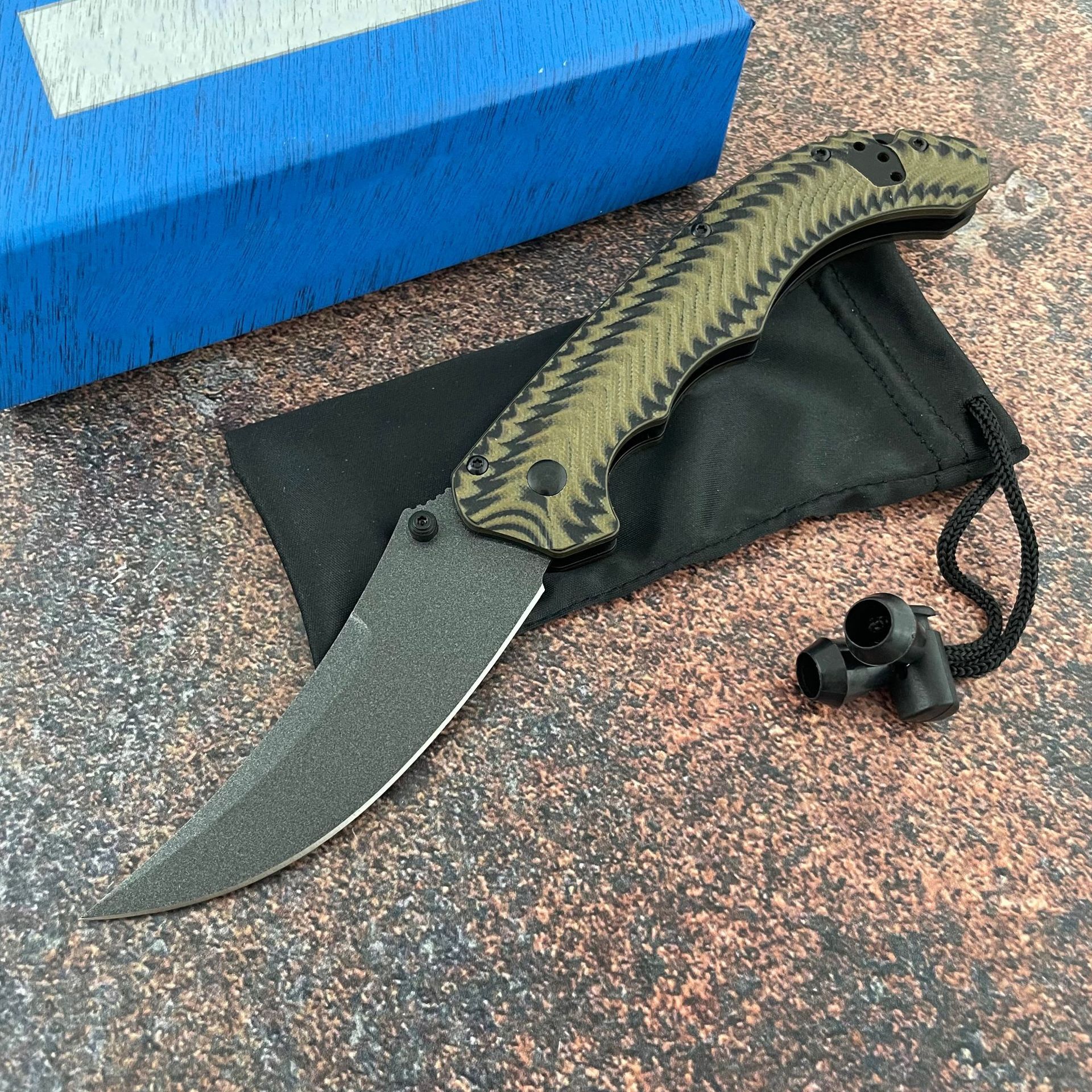 BM Mini Bedlam 865 Tactical Folding Claw Knife S90V Blade G10 Handle Portable Outdoor Utility Knife with Hunting Function