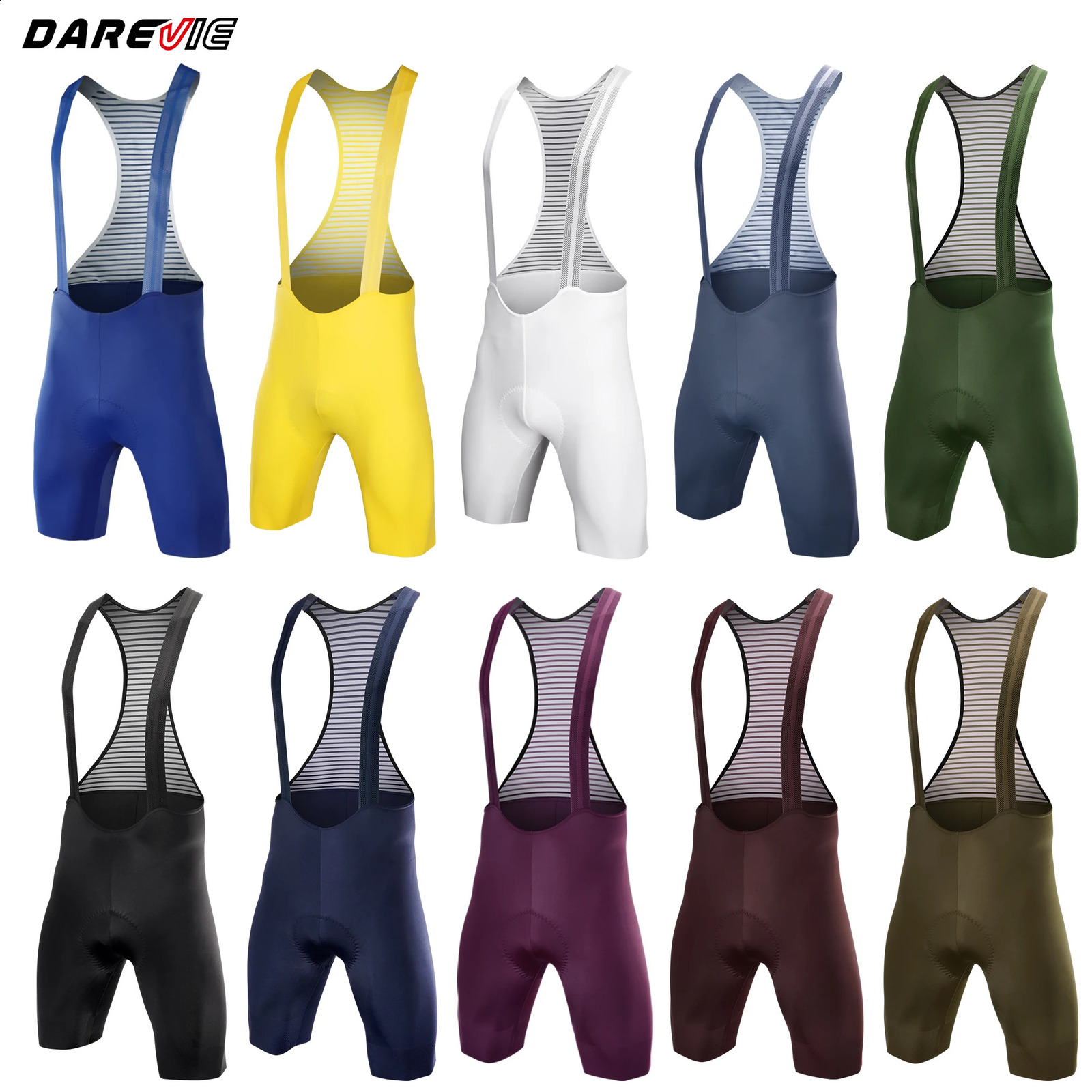 DAREVIE Mens Cycling Bretelle Seamless 20 PRO Level Men Cycling Shorts 6H 500KM Ride Mens Cycling Bib Shorts 4-Way Stretch 260423
