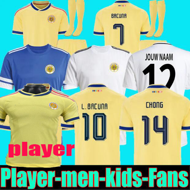 26 27 Curacao Soccer Jerseys 2026 2027 Home Away Fans Players Men Kids Football Jersey Shirt Kit BACUNA CHONG S-4XL a'aaa