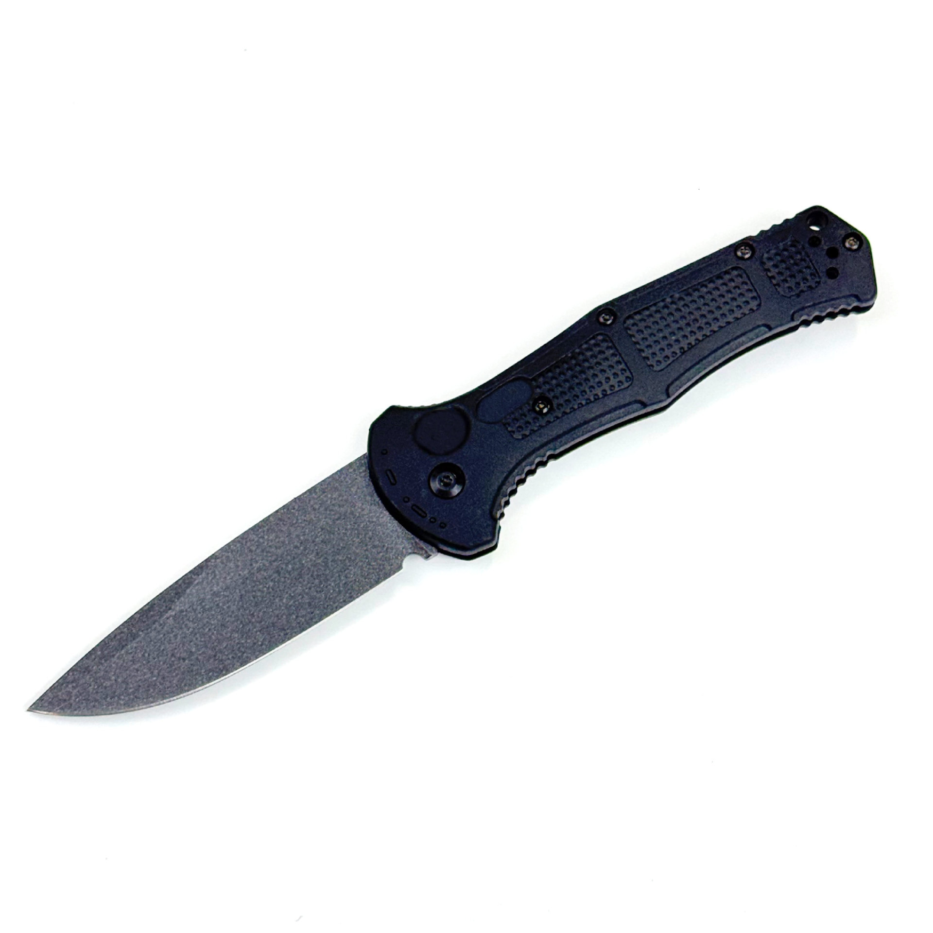 9070 Portable Outdoor Pocket Knife D2 Blade Nylon Fiber Handle Camping Fruit Folding Knife EDC Jungle Hiking Adventure Survival Tool