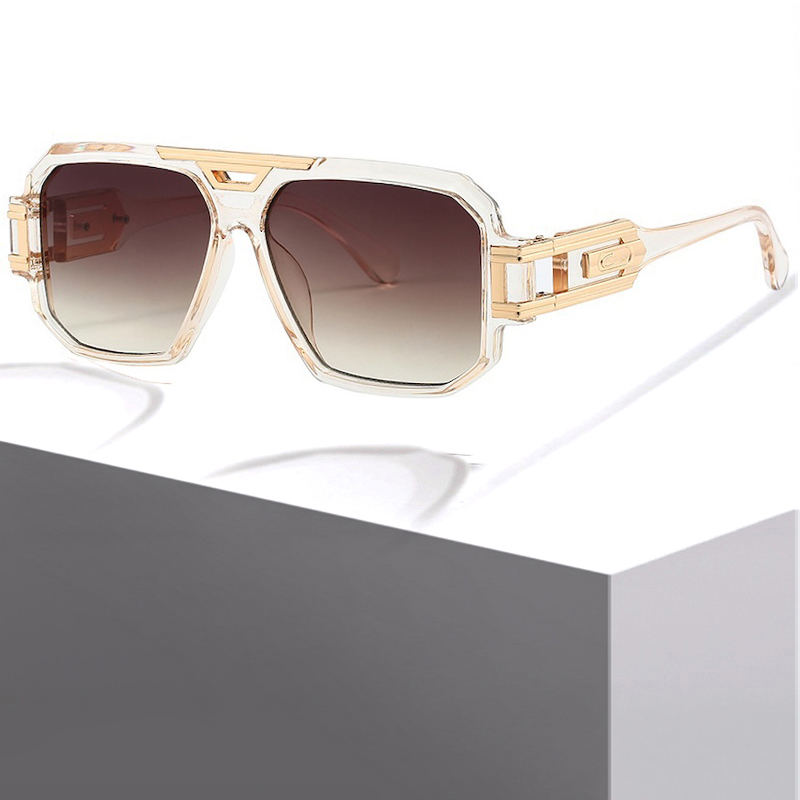 Cross-Border Export New Modern Retro Large Frame Men's Sunglasses Ins Style Street Style Big Brand Ink Steampunk Oversized Pilot UV Protection CB