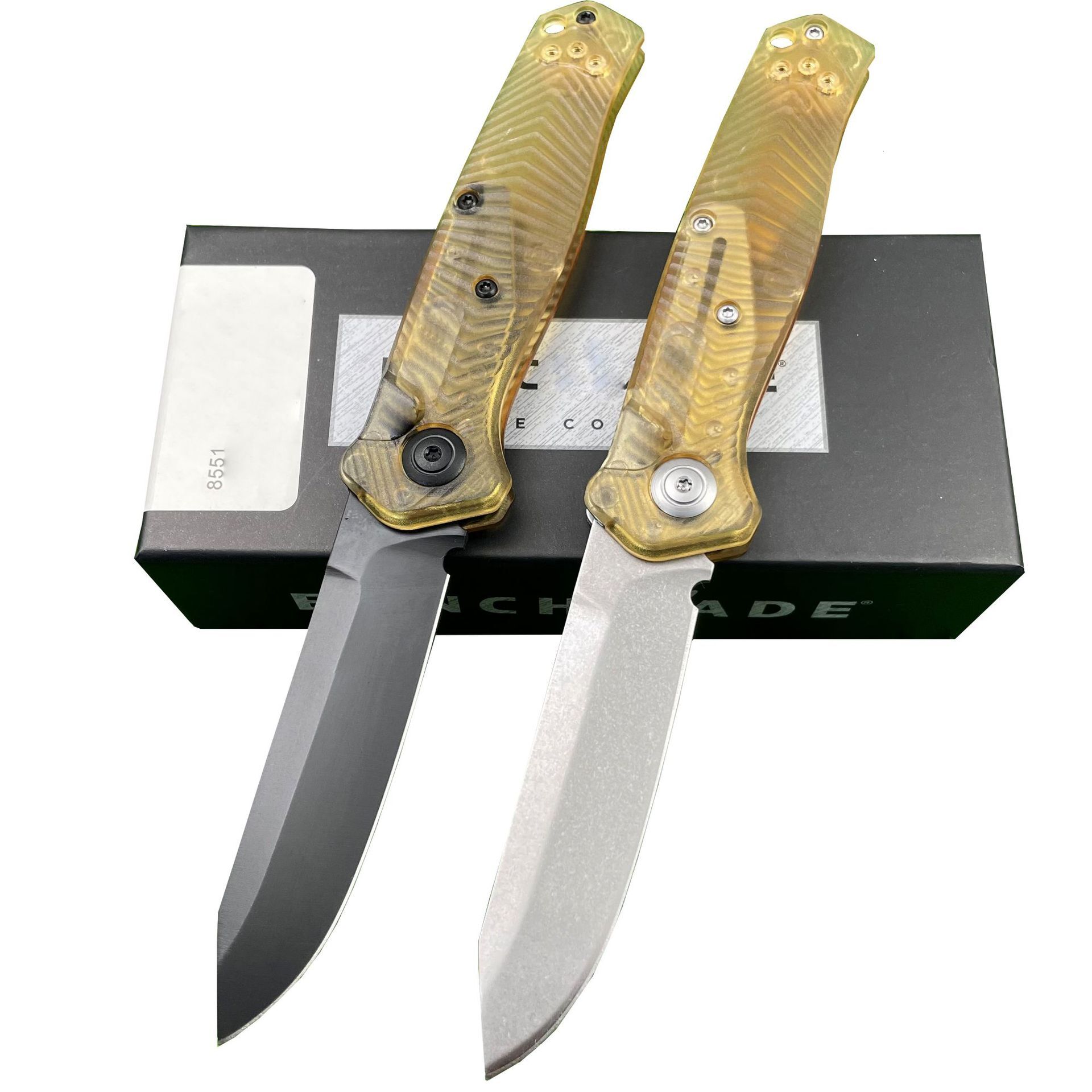 NEW BM8551 Folding Knife EDC Camping Survival Tools S90V Blade PEI Handle Outdoor EDC Hunting Knives