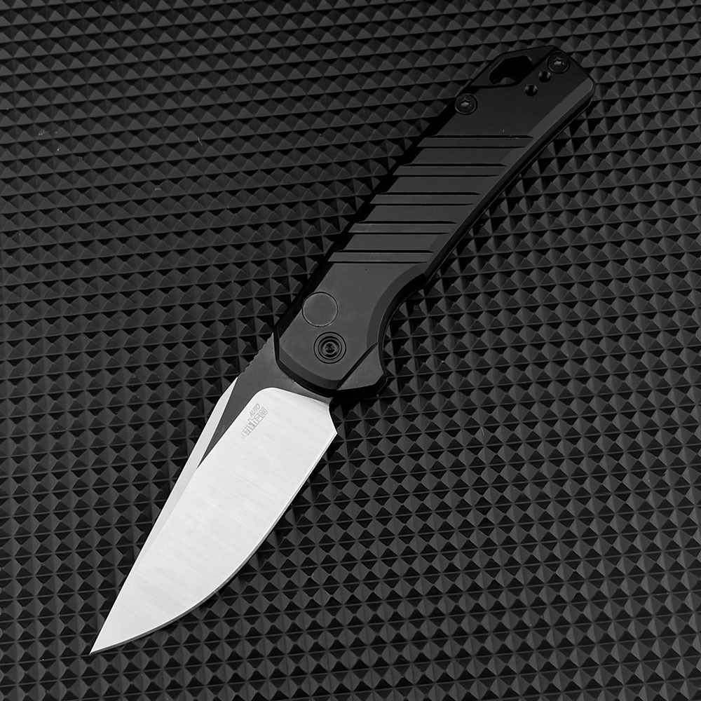 KS 7305 Outdoor Pocket Folding Knife D2 Steel Blade Aluminum Handle Everyday Carry Camping Hiking Cutting EDC Tools Men's Gift