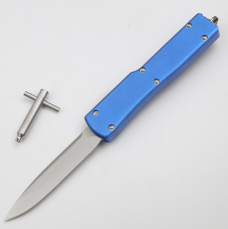 UTX70 Aluminum Alloy Handle, D2 Steel Blade, Outdoor EDC Tactical Knife for Camping Hunting Survival