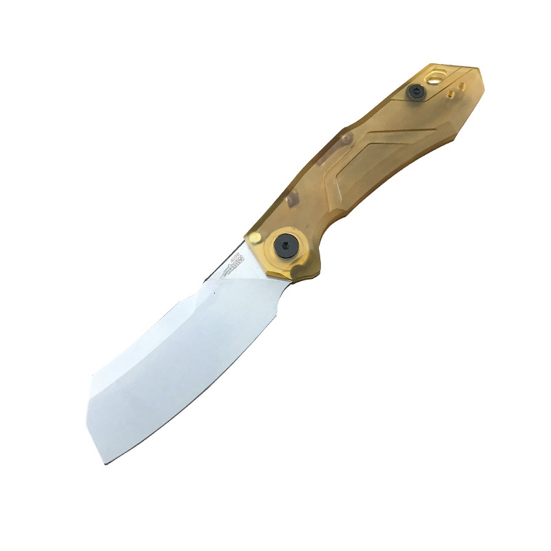 KS 7850 Outdoor Pocketknife Blackwash D2 Blade Hunting Folding Knife Combat Survival Tools Hard Cutting Tools EDC Men's Gift