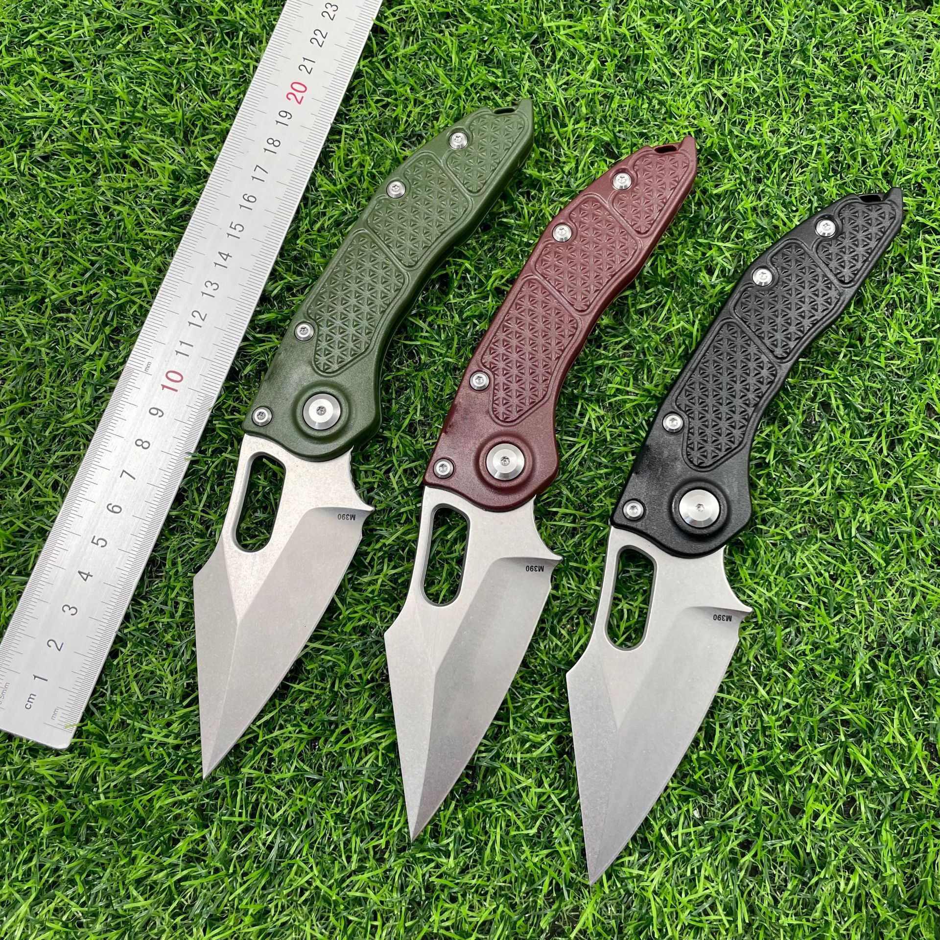 D2 Mark M390 blade Nylon handle outdoor tactical camping hunting EDC tool kitchen knife