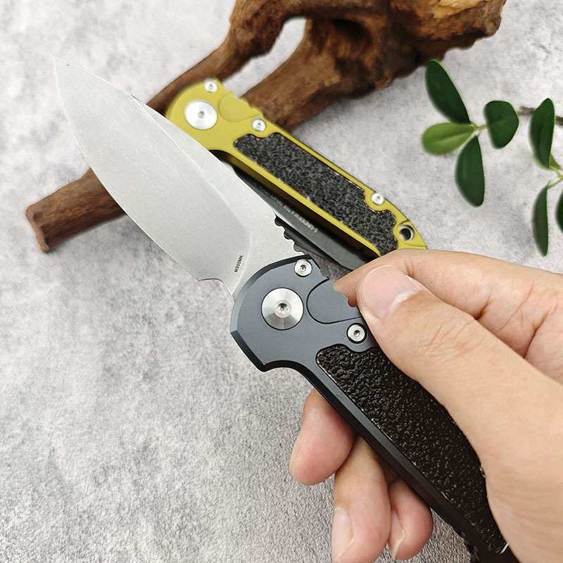 LUDT Gen III Folding Pocket Knife, Aluminum Alloy Handle, D2 Steel Blade Outdoor EDC Tactical Knife for Camping Hunting Survival